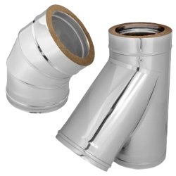 Sauna skorsten (dobbeltvægge)