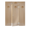 Glas sauna montre