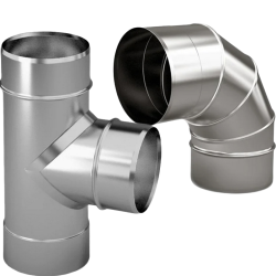 Sauna skorsten (enkeltvægge)