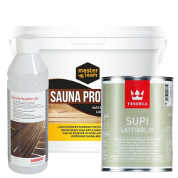 Sauna-pleje & beskyttelsessæt
