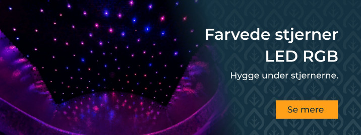 Farvede stjerner LED RGB