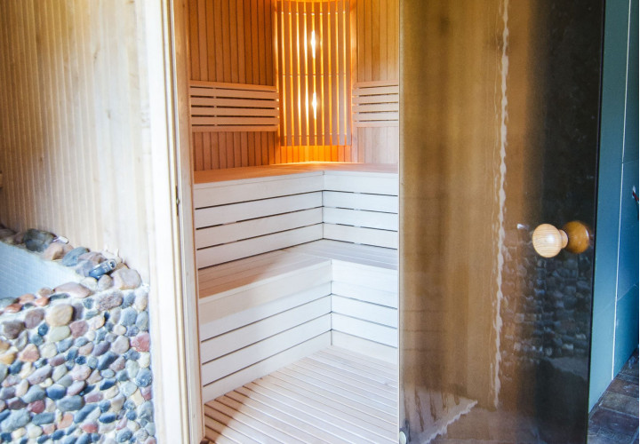 Sauna med dampfunktion