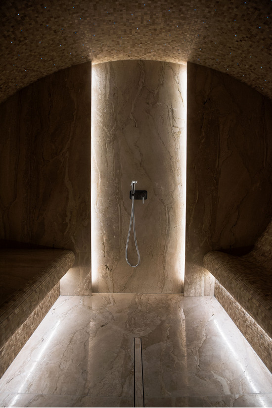 Bade i Kursevel, Frankrig - Dampbade