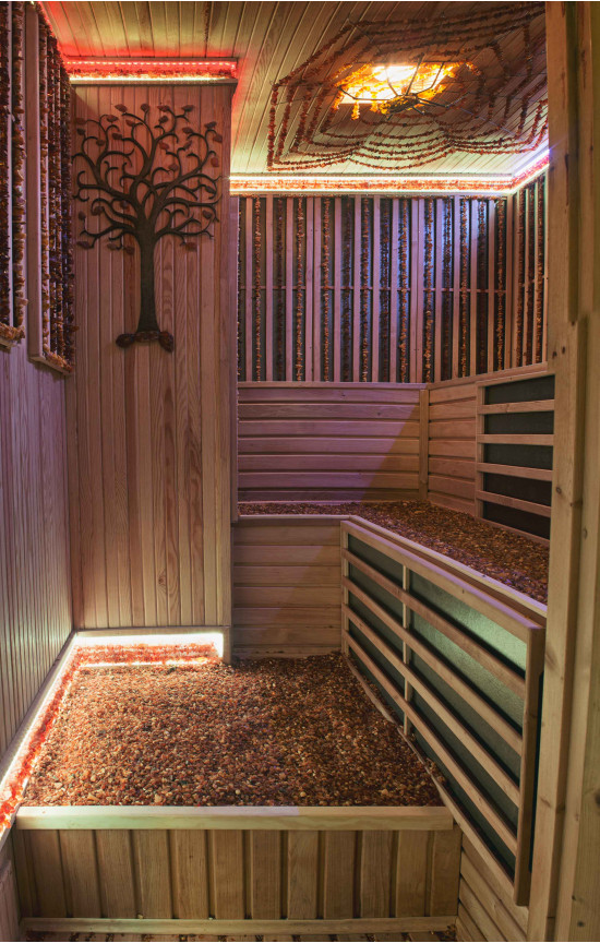 Infrarød sauna med ravterapi - Infrarøde saunaer