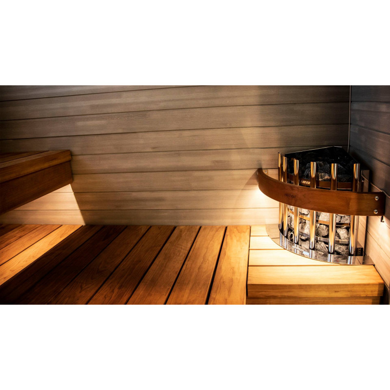 Sikkerhedsbelyst gelænder HTRC3L - til HARVIA Glow Corner varmelegeme