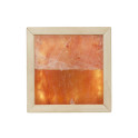 Himalaya salt lys LED, abachi træ - 0