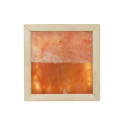 Himalaya salt lys LED, cedertræ
