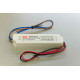 Himalaya saltlampe LED RGB, sort elletræ
