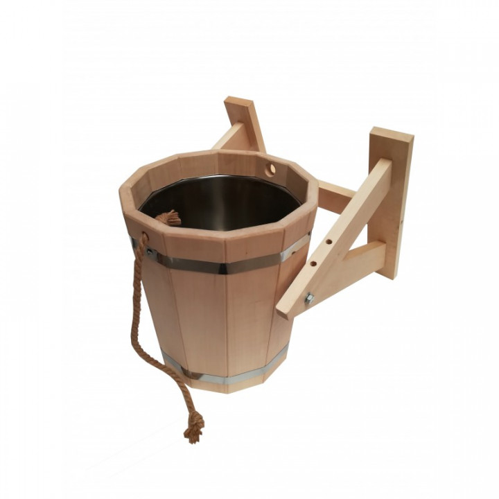 Brusebad med rustfrit stålindsats, 20 l