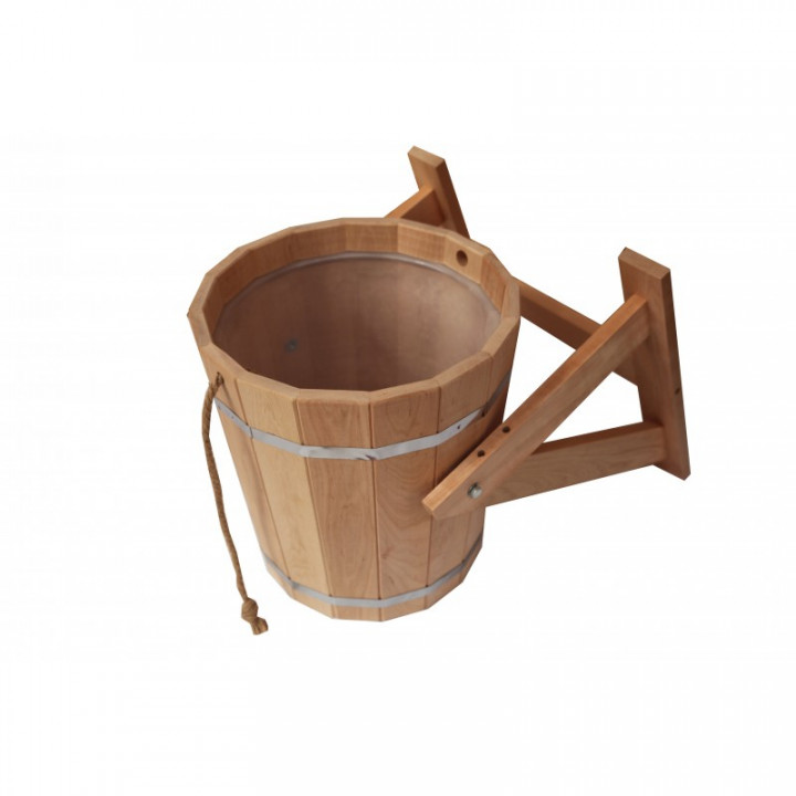 Brusebad med plastikindsats, 10 l
