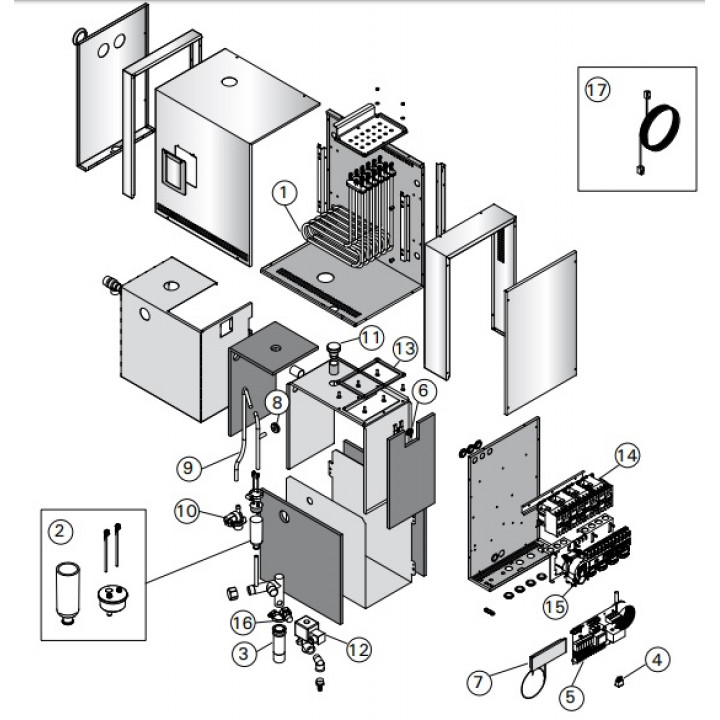 Reservedele - Printkort til dampgenerator HARVIA SP604