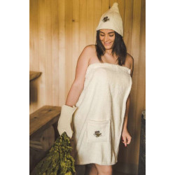 Sauna spron til kvinder - CREME  Sauna spron til kvinder - CREME