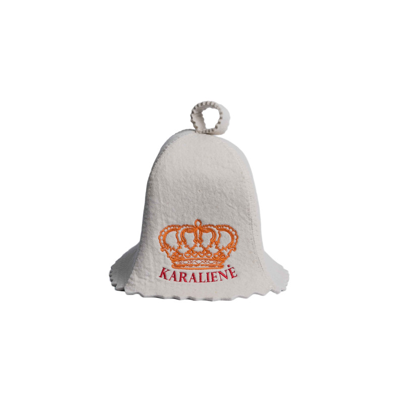 Saunahat - KARALIENĖ, hvid