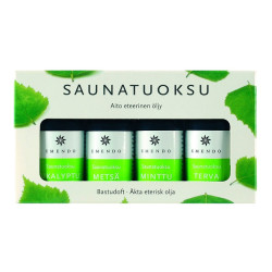 Emendo-aromasæt til sauna 4x10ml 