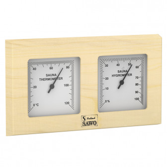 SAWO termo-hygrometer 224-THP, fyrtræ