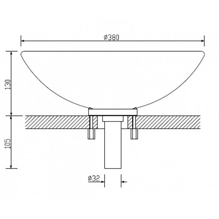 CARIITTI lysskål, diameter 380 mm