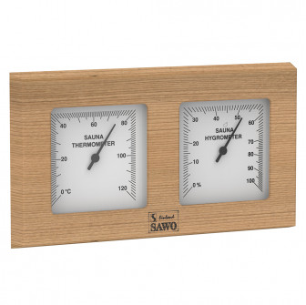 SAWO termo-hygrometer 224-THD, cedertræ