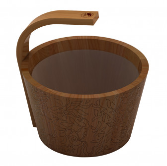 SAWO dampvandspand, cedertræ, 4 l