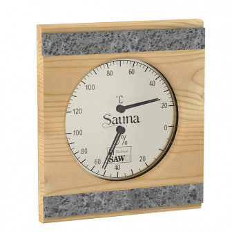 SAWO termo-hygrometer 281-THRP, fyrtræ