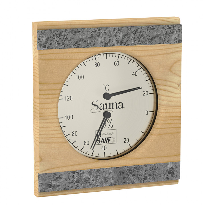 SAWO termo-hygrometer 281-THRP, fyrtræ