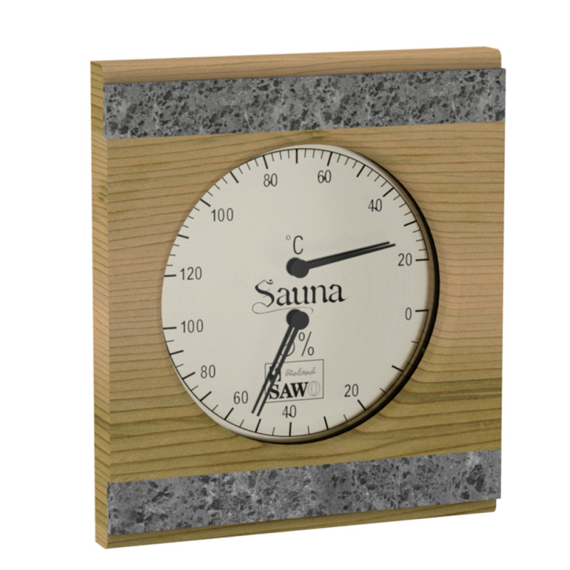 SAWO termo-hygrometer 281-THR, cedertræ