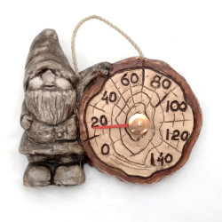 Keramisk saunatermometer - gnome  Keramisk saunatermometer - gnome