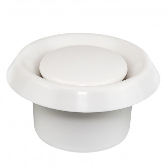 Plastskiveventil til dampsauna