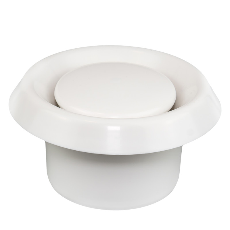 Plastskiveventil til dampsauna