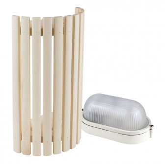 Sawo lampe og gitter sæt 914-VA, asp