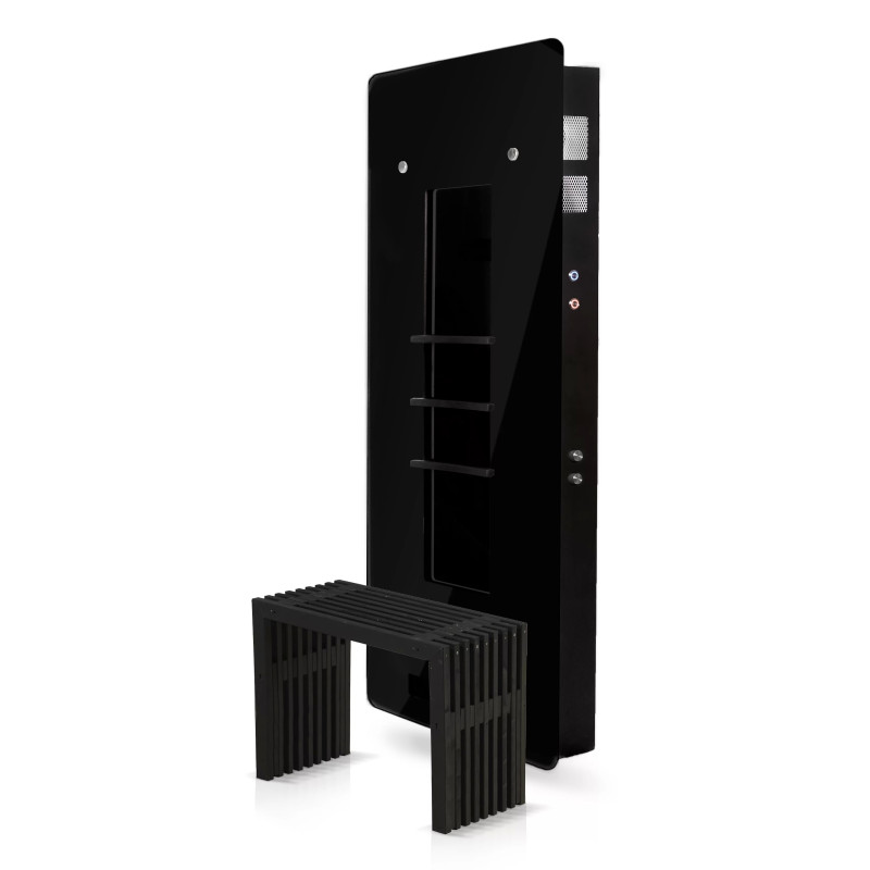 Infrarødt panel airRed Classic, sort