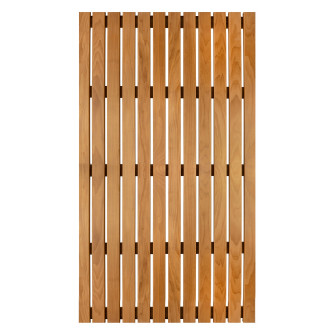 Forstærket gulvrist, Thermo asp, 600x1000x43 mm