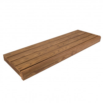 Sauna bænk, Varmebehandlet fyr, 135x504x1800-2400mm