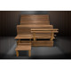 Modulær sauna bænk ERGONOMIC, Thermo asp