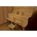 Modulær sauna bænk ERGONOMIC, Thermo asp - 2 Modulær sauna bænk ERGONOMIC, Thermo asp - 2