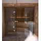 Modulær sauna bænk ERGONOMIC, Thermo asp