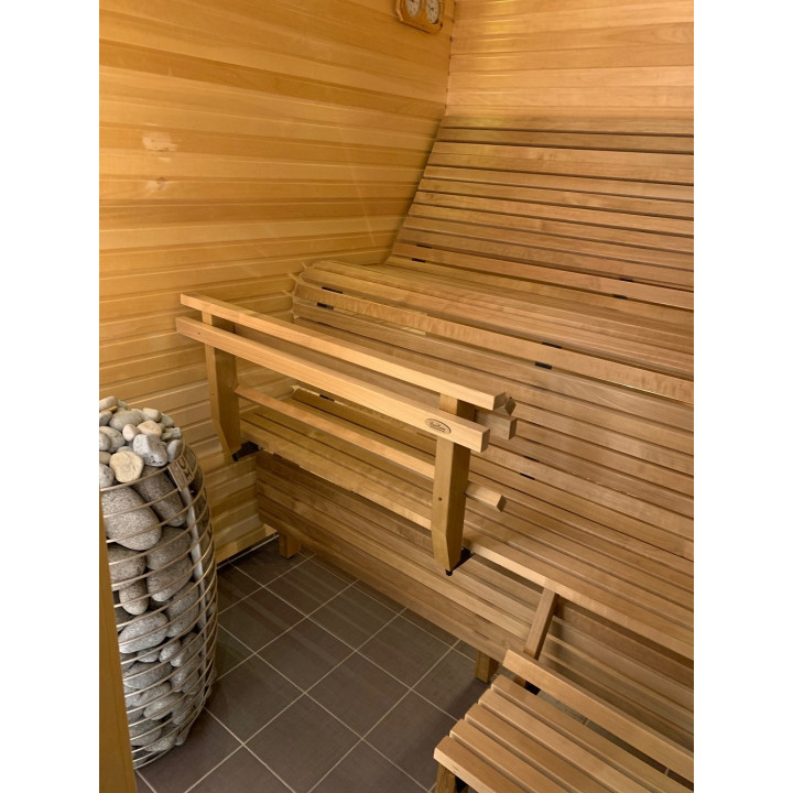 Modulær sauna bænk ERGONOMIC, Thermo asp