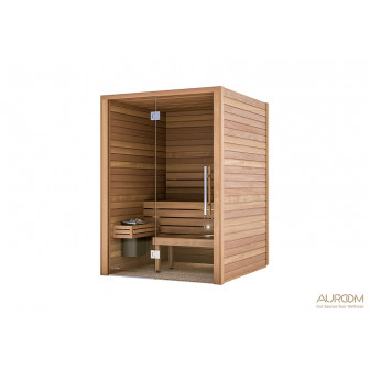 Auroom saunakabine 150x150x205cm, med glas