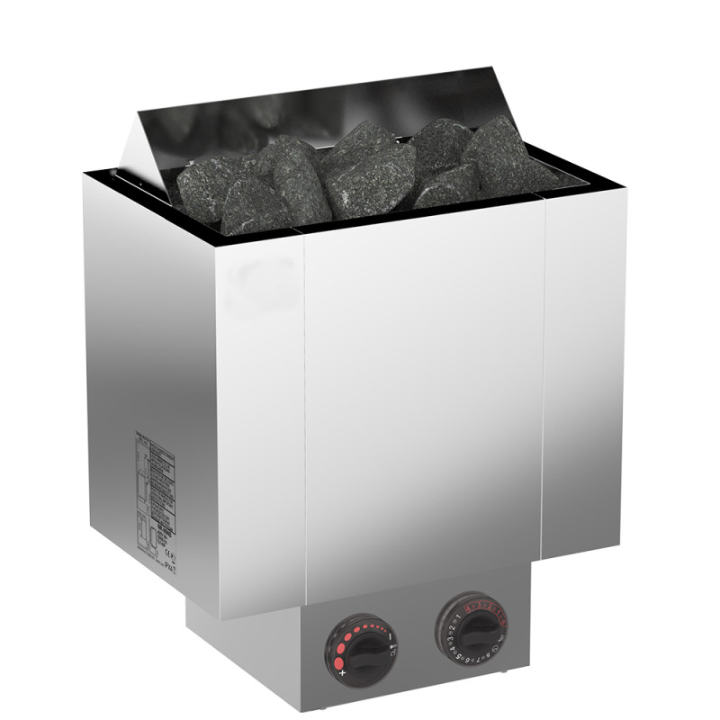 Elektrisk saunaovn – SAWOTEC Nordex Plus, med styreenhed