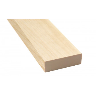Bordplade, 28 x 90 mm, Asp, klasse A, 4 stk.