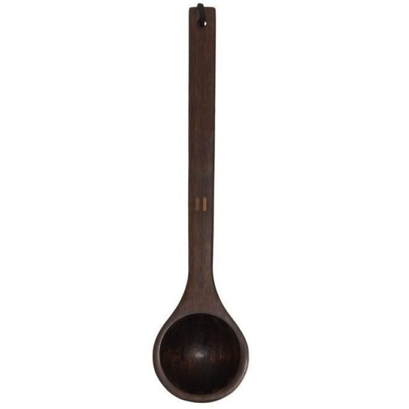 Rento Bambus Mørk Saunaske, 43 cm