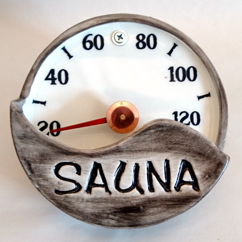 Keramisk saunatermometer - SAUNA