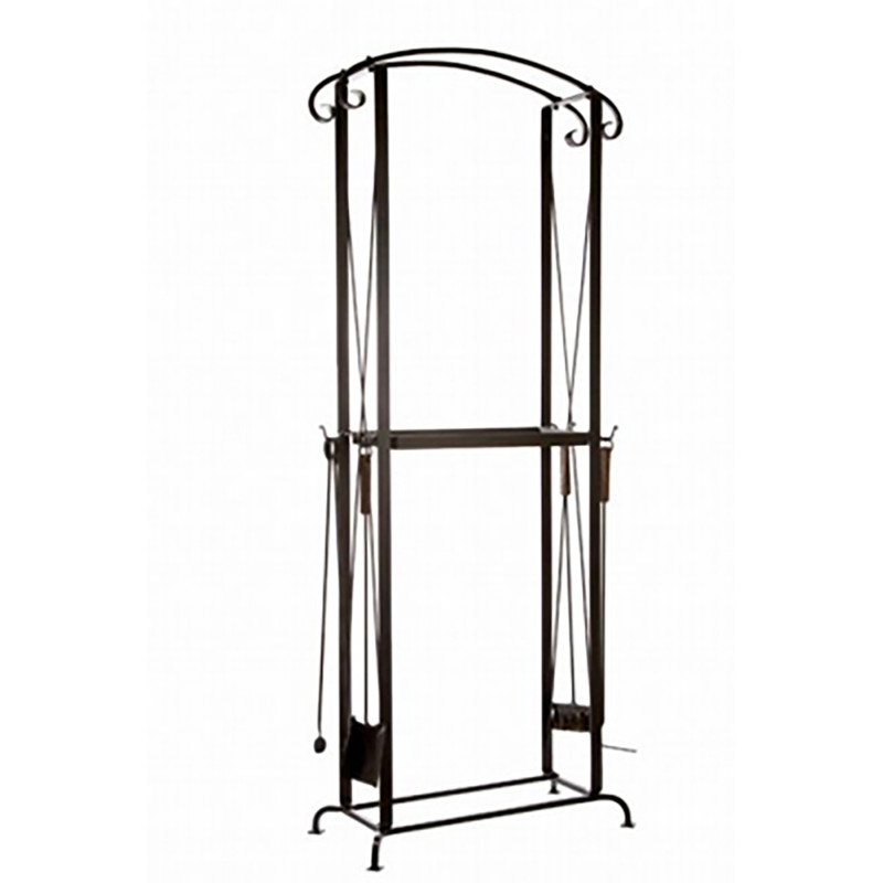 Brændeholder med værktøj