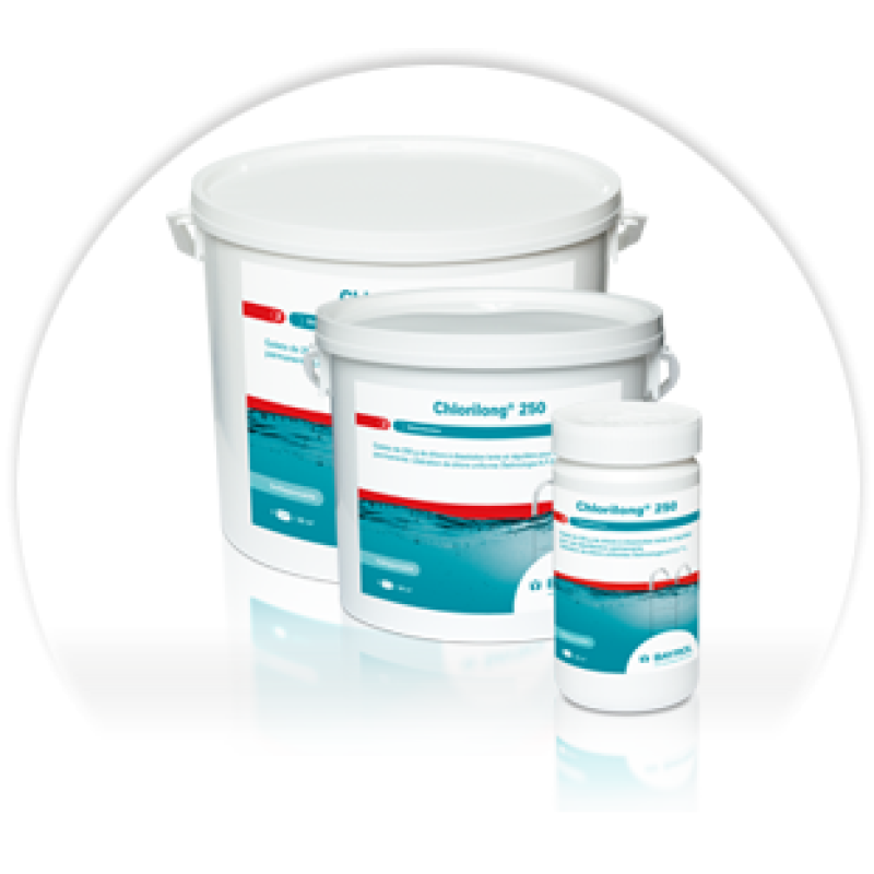 Langsomt opløselige klortabletter Chlorilong 200, 5 kg