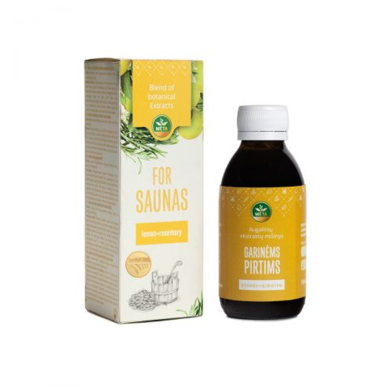 Urteekstraktblanding til dampbade citron og rosmarin 150ml