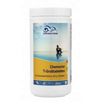 Langsomt opløseligt klor CHEMOCLOR T-tabletter 200 g, 1 kg