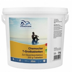 Langsomt opløseligt klor CHEMOCLOR T-tabletter 200 g, 5 kg