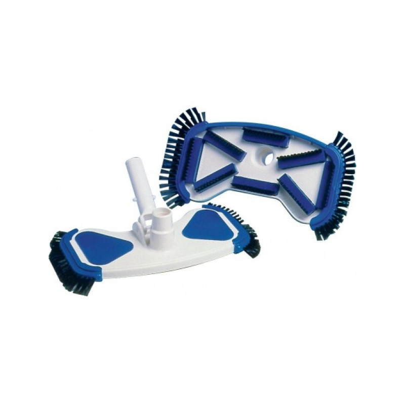 DE LUX 280 mm støvsugerbørste med sidebørster, 32/38 mm tilslutning