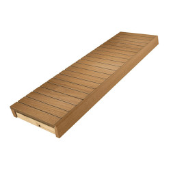 Sauna bænk, termo asp, 400x1600-2400 mm  Sauna bænk, termo asp, 400x1600-2400 mm