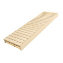 Sauna bænk, asp / alder, 600x1600-2400 mm - 1
