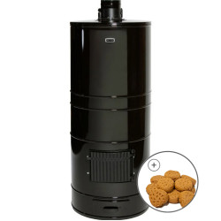 Brændefyret saunaovn - AITO AK-57, forlænget, KERKES sten inkluderet 